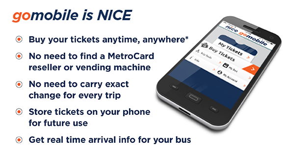 Mobile Tickets  Make sure you have your mobile ticket ready for